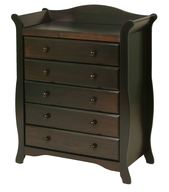 dark brown nursey dresser  dark brown nursey dresser
