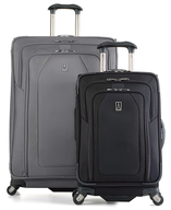 gray and black luggage gray and black luggage