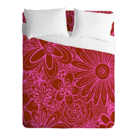 pink flowered comforter lots