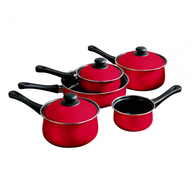 clearance red pans