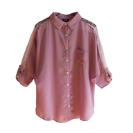 rue21 pink blouse womens