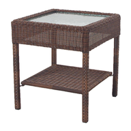 overstock side table brown