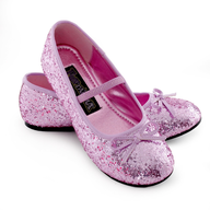 overstock sparkle ballerina child shoes pink