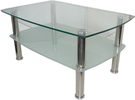 square glass table