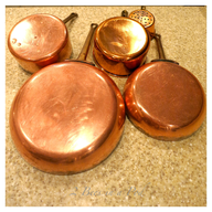used brass pots pallets