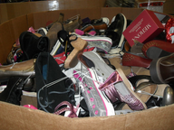 used shoes in pallets closeouts