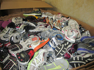 surplus used washed branded sneakers