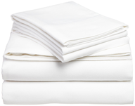 overstock white bed sheets