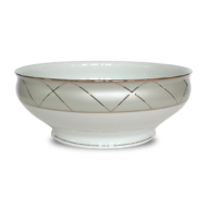 overstock white salad bowl